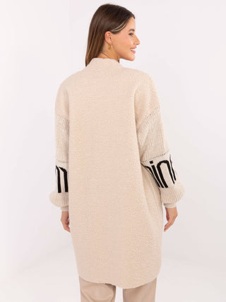 Kardigan-IT-SW-80678.84-jasny beżowy