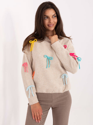 Sweter-PM-SW-SC82.41-jasny beżowy