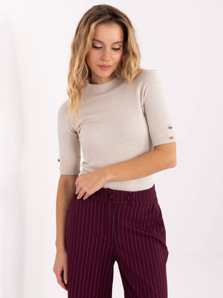 Sweter-PM-SW-R2316.29-jasny beżowy