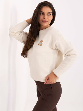 Sweter-PM-SW-SC39.36-jasny beżowy