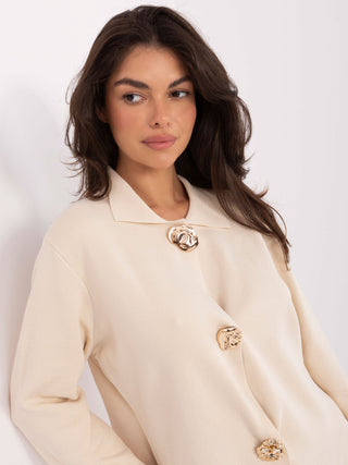 Sweter-PM-SW-CV6659.86-jasny beżowy