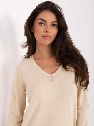 Sweter-PM-SW-SY5511.78-jasny beżowy