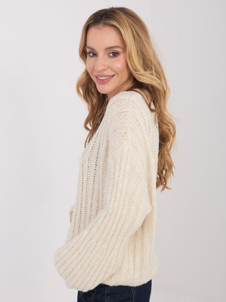 Sweter-MI-SW-1215.97-jasny beżowy