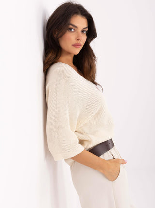 Sweter-MI-SW-2102.14-jasny beżowy