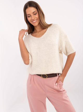 Sweter-MI-SW-2103.07-jasny beżowy