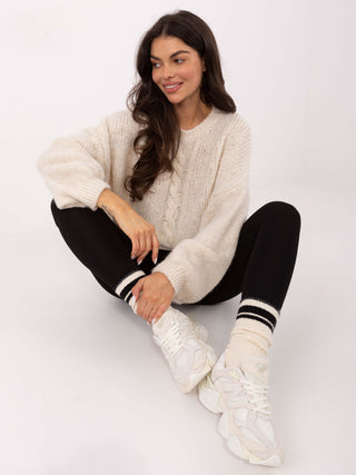 Sweter-MI-SW-1610.18-jasny beżowy