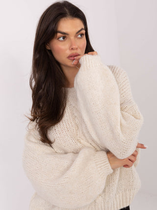 Sweter-MI-SW-1610.18-jasny beżowy