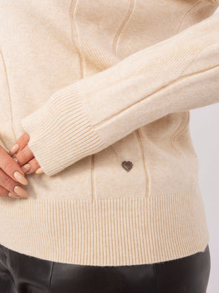 Sweter-PM-SW-PM688.64-jasny beżowy