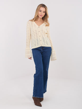 Sweter-PM-SW-SF118.86-jasny beżowy