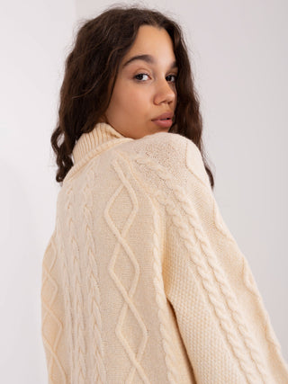 Sweter-AT-SW-2355-2.12P-ecru