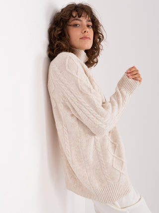 Sweter-AT-SW-2355-2.12P-jasny beżowy