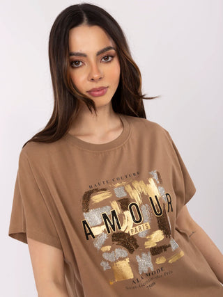 Bluzka-CLM-BZ-1701.81-jasny brązowy