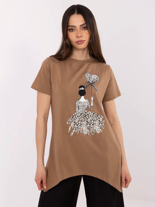 Bluzka-CLM-BZ-1702.89-jasny brązowy