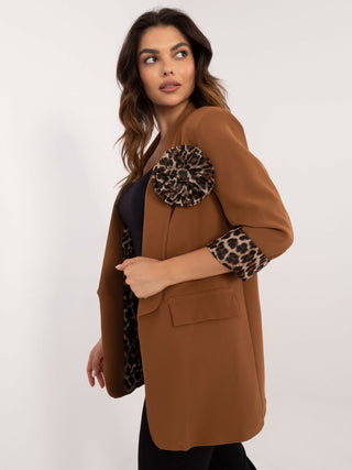 Marynarka-DHJ-MA-19782-1.14-jasny brązowy