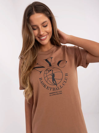 Sukienka-D12063M02382C-jasny brązowy