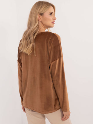 Bluzka-DHJ-BZ-19916.03P-jasny brązowy