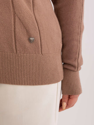 Sweter-PM-SW-PM688.64-jasny brązowy