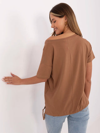 T-shirt-CLM-TS-1019.79-jasny brązowy