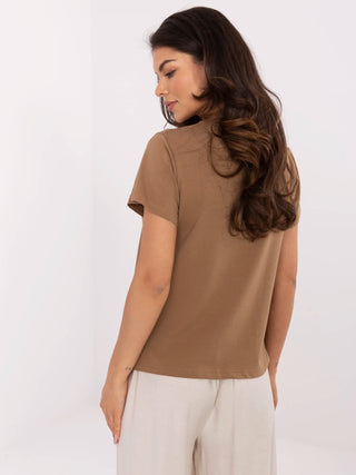 T-shirt-CLM-TS-1704.85-jasny brązowy