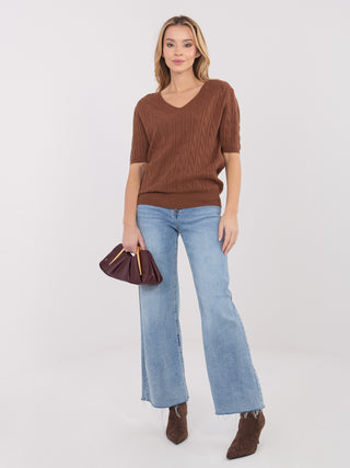Sweter-PM-SW-B-615.18-jasny brązowy
