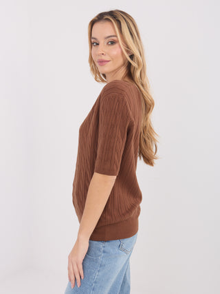 Sweter-PM-SW-B-615.18-jasny brązowy