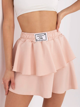 Spódnica-MI-SD-G9123-1.25-brzoskwiniowy