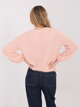 Sweter-MO-SW-1612.72-brzoskwiniowy