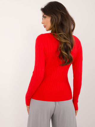 Sweter-AT-SW-2338-2.61-czerwony