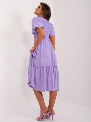 Sukienka-DHJ-SK-8933.94-jasny fioletowy