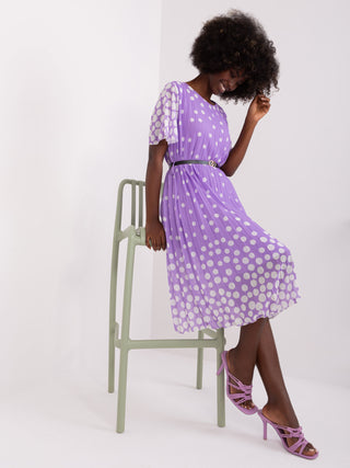 Sukienka-DHJ-SK-11533.87-jasny fioletowy