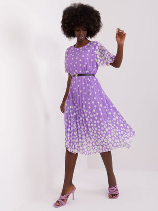 Sukienka-DHJ-SK-11533.87-jasny fioletowy