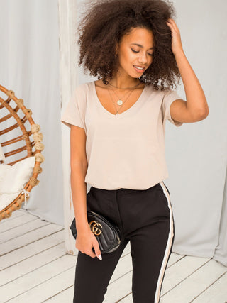 T-shirt-RV-TS-4832.01P-beżowy