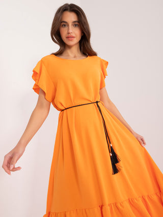 Sukienka-MI-SK-59101.31-jasny pomarańczowy