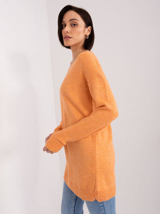 Sweter-TO-SW-1810.13-jasny pomarańczowy