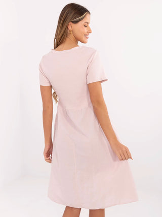 Sukienka-DHJ-SK-25370.85-jasny różowy