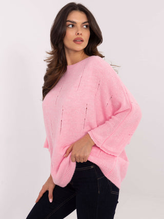 Sweter-DHJ-SW-9314.04P-jasny różowy