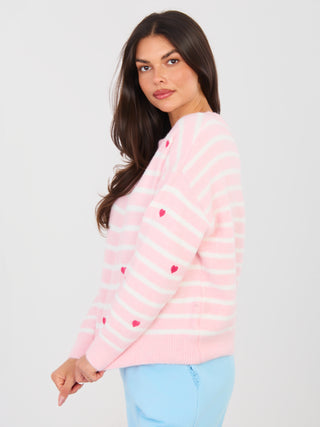 Sweter-PM-SW-J021.75-jasny różowy