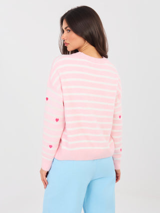 Sweter-PM-SW-J021.75-jasny różowy
