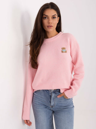 Sweter-PM-SW-SC39.36-jasny różowy