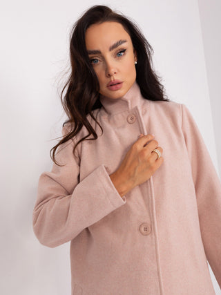 Płaszcz-D62720N43371AEN-jasny różowy