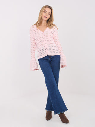 Sweter-PM-SW-SF118.86-jasny różowy