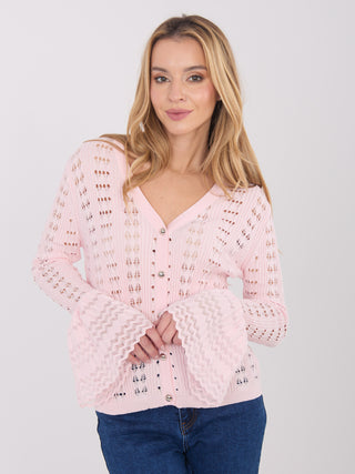 Sweter-PM-SW-SF118.86-jasny różowy