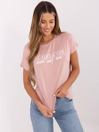 T-shirt-D12100M02737A-jasny różowy