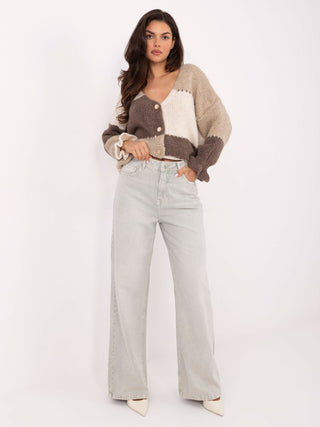 Spodnie-D80028BB62487A1-jasny szary