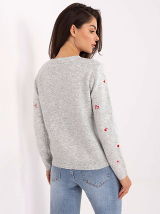 Sweter-PM-SW-F510.29-jasny szary