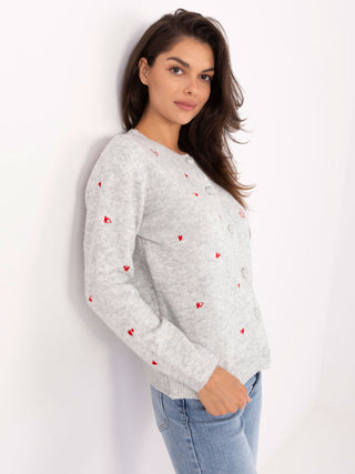 Sweter-PM-SW-F510.29-jasny szary