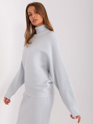 Sweter-AT-SW-2346.00P-jasny szary