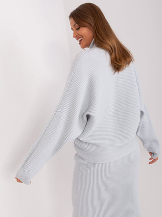 Sweter-AT-SW-2346.00P-jasny szary