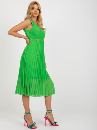 Sukienka-DHJ-SK-13168.21X-jasny zielony