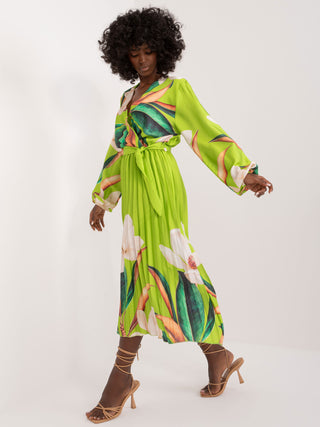 Sukienka-DHJ-SK-16373.11X-jasny zielony